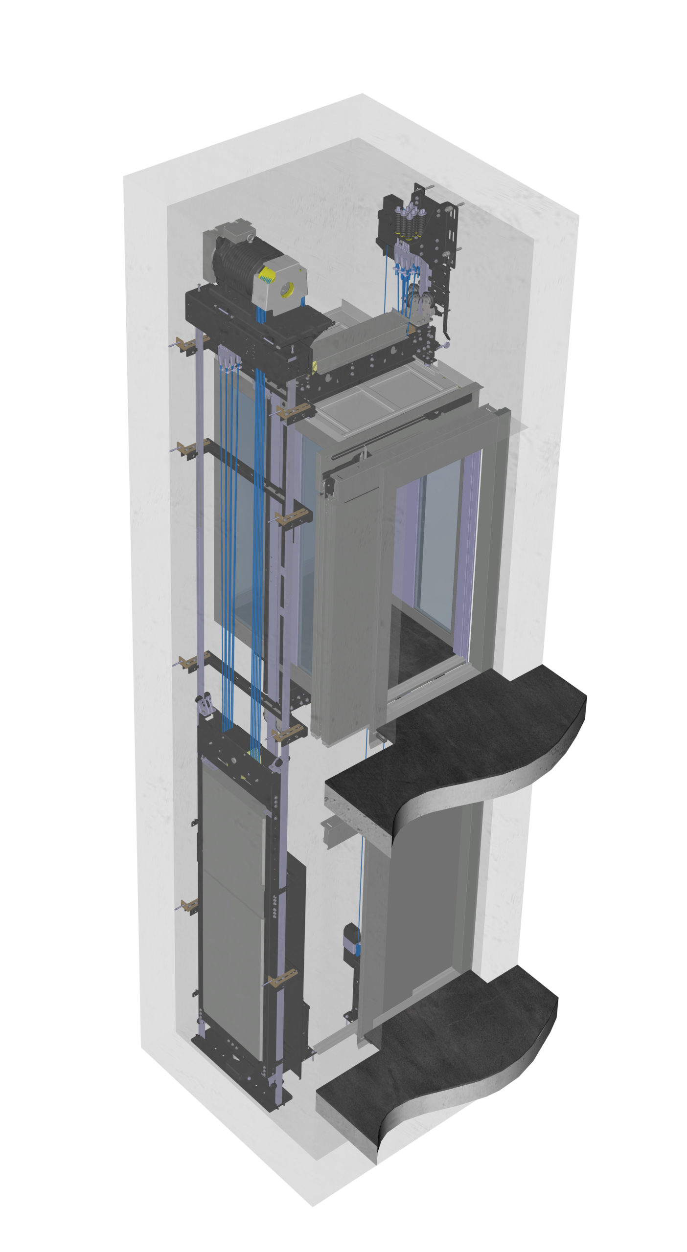 B-CORE MRL - Der Maschinenraumlose Aufzug